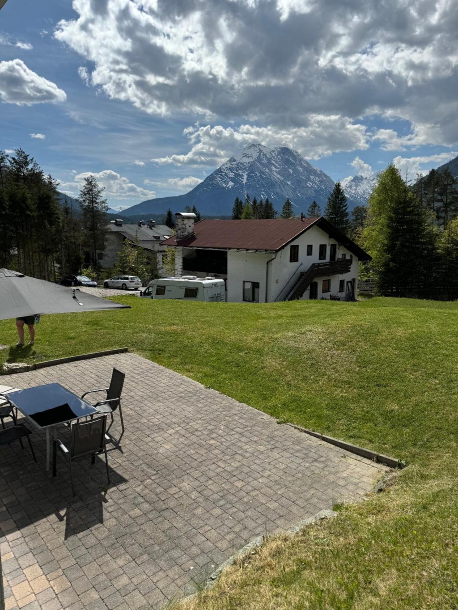 Alpenmond Appartment Halbmond Leutasch Kültér fotó